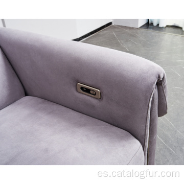 Sofá de tela lavable simple de estilo nórdico, muebles de sala de estar, diseños de conjunto de sofás de 2 plazas